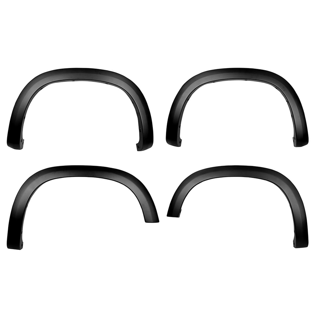 2019-2023 Chevy Silverado 1500 Textured Black Fender Flares PP 4PC