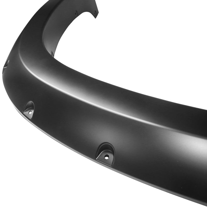 2019-2022 Chevy Silverado 1500 Pocket Fender Flare Smooth Black PP 4PC