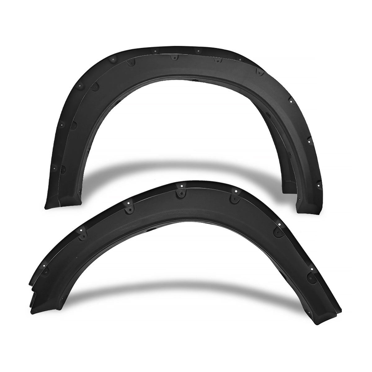 2009-2018 Dodge Ram 1500 Pocket Rivet Textured Black Fender Flares PP