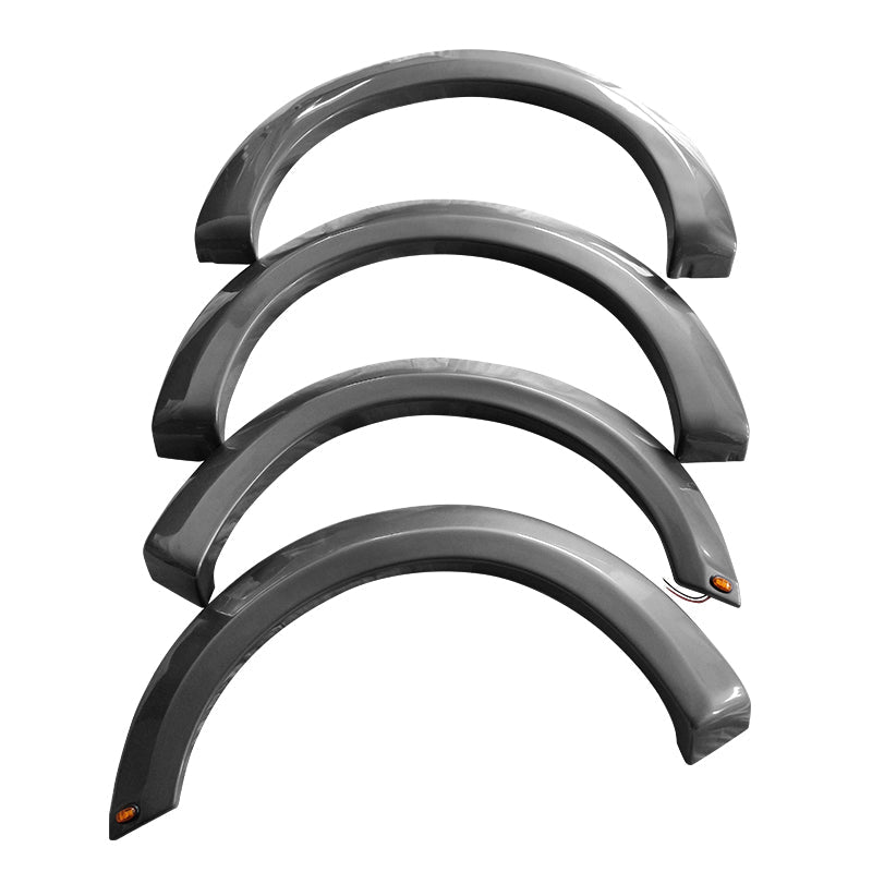 2015-2017 Ford F150 F-150 New R Painted Grey Fender Flares ABS 4PC