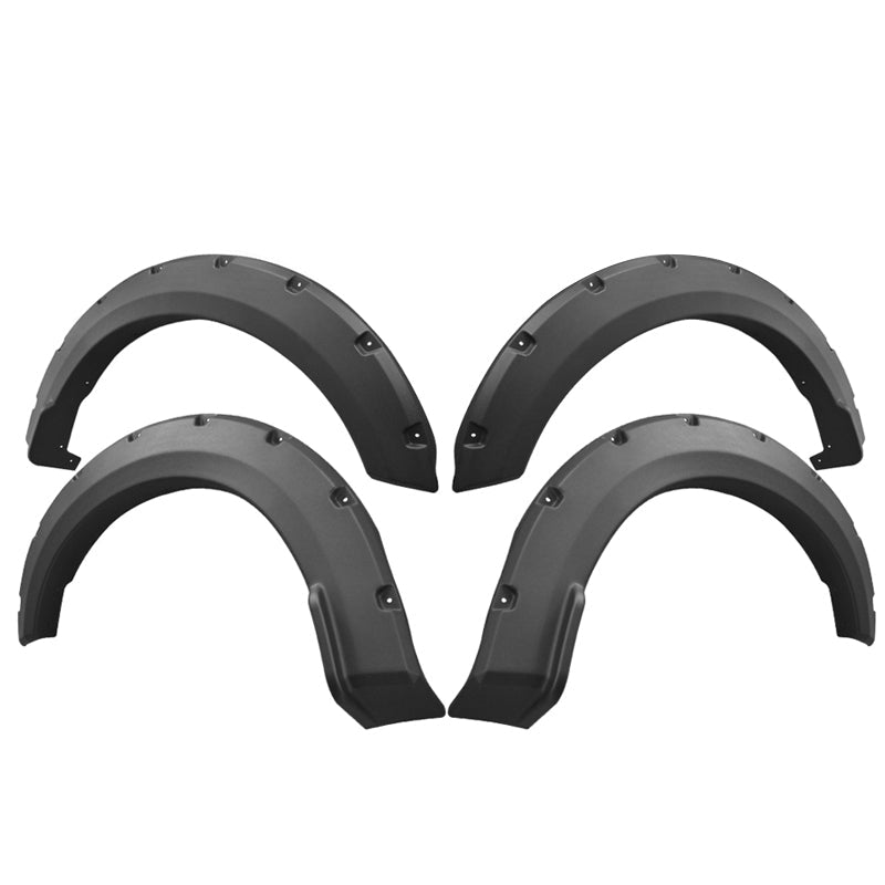 2015-2017 Ford F-150 Black Wheel Fender Flares Cover Body Kit