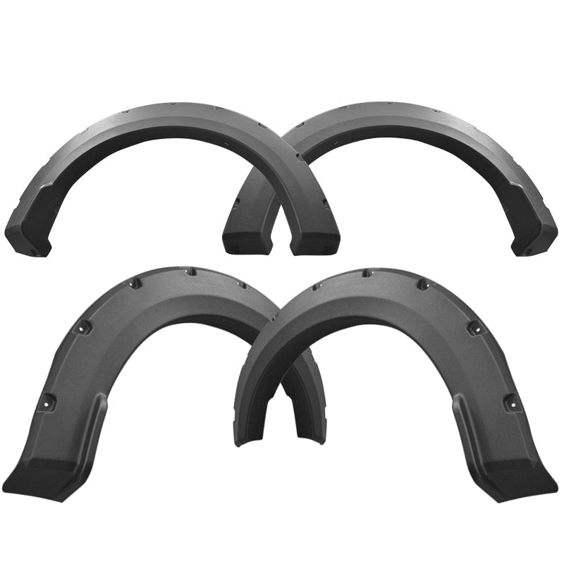 2015-2017 Ford F-150 Black Wheel Fender Flares Cover Body Kit