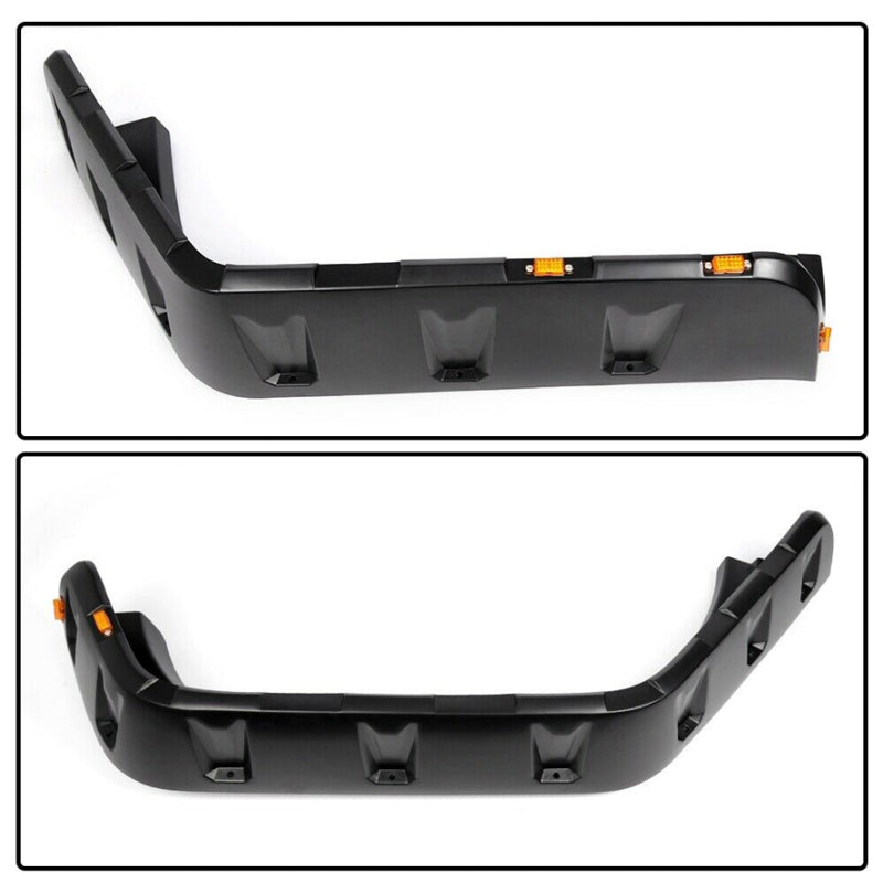 2007-2018 Jeep Wrangler JK Pocket Rivet Fender Flare w/ LED Side Maker