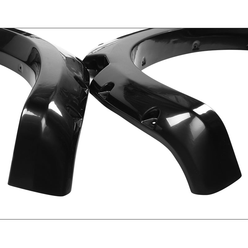 2004-2015 Nissan Titan Pocket Rivet Unpainted Smooth Fender Flares ABS