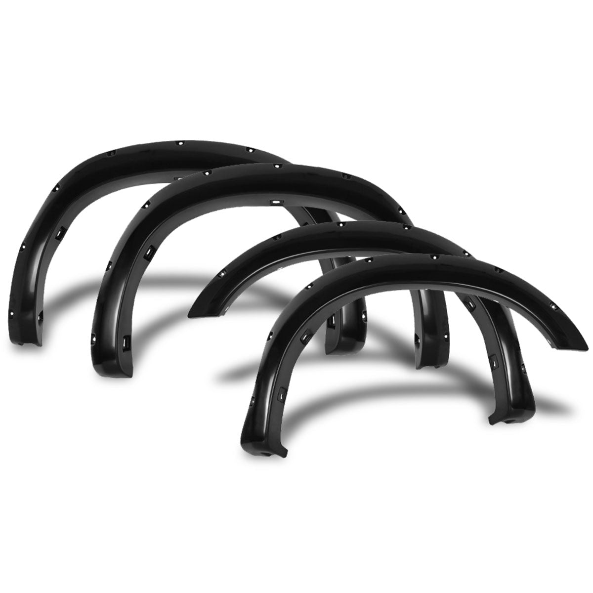 2007-2013 Toyota Tundra Pocket Fender Flare Protector Cover ABS 4PC