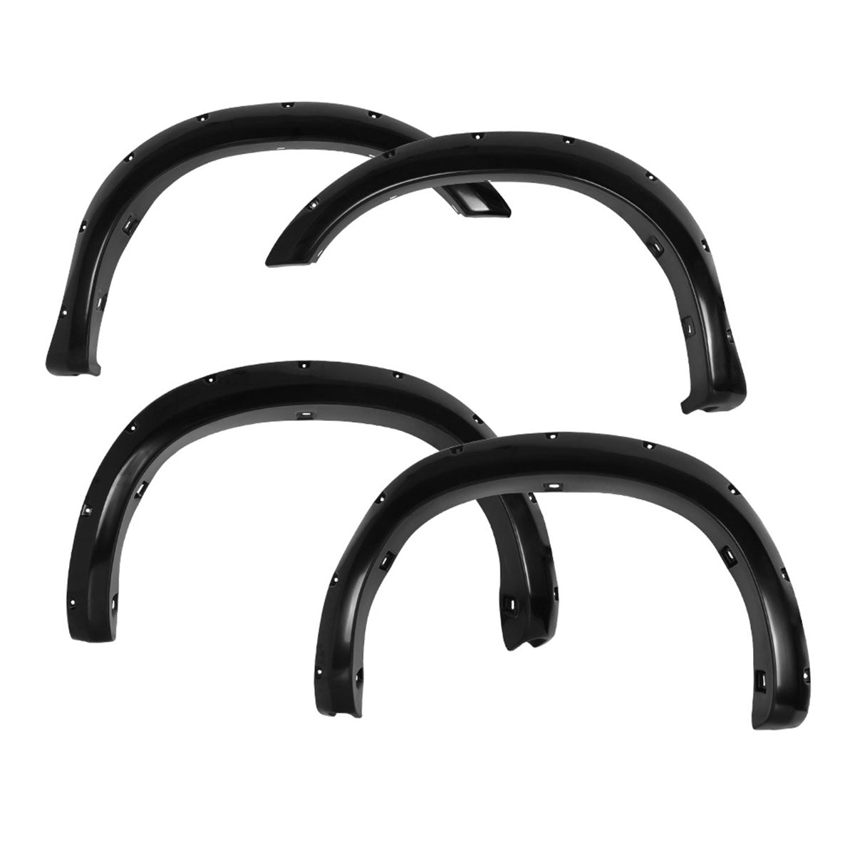 2007-2013 Toyota Tundra Pocket Fender Flare Protector Cover ABS 4PC