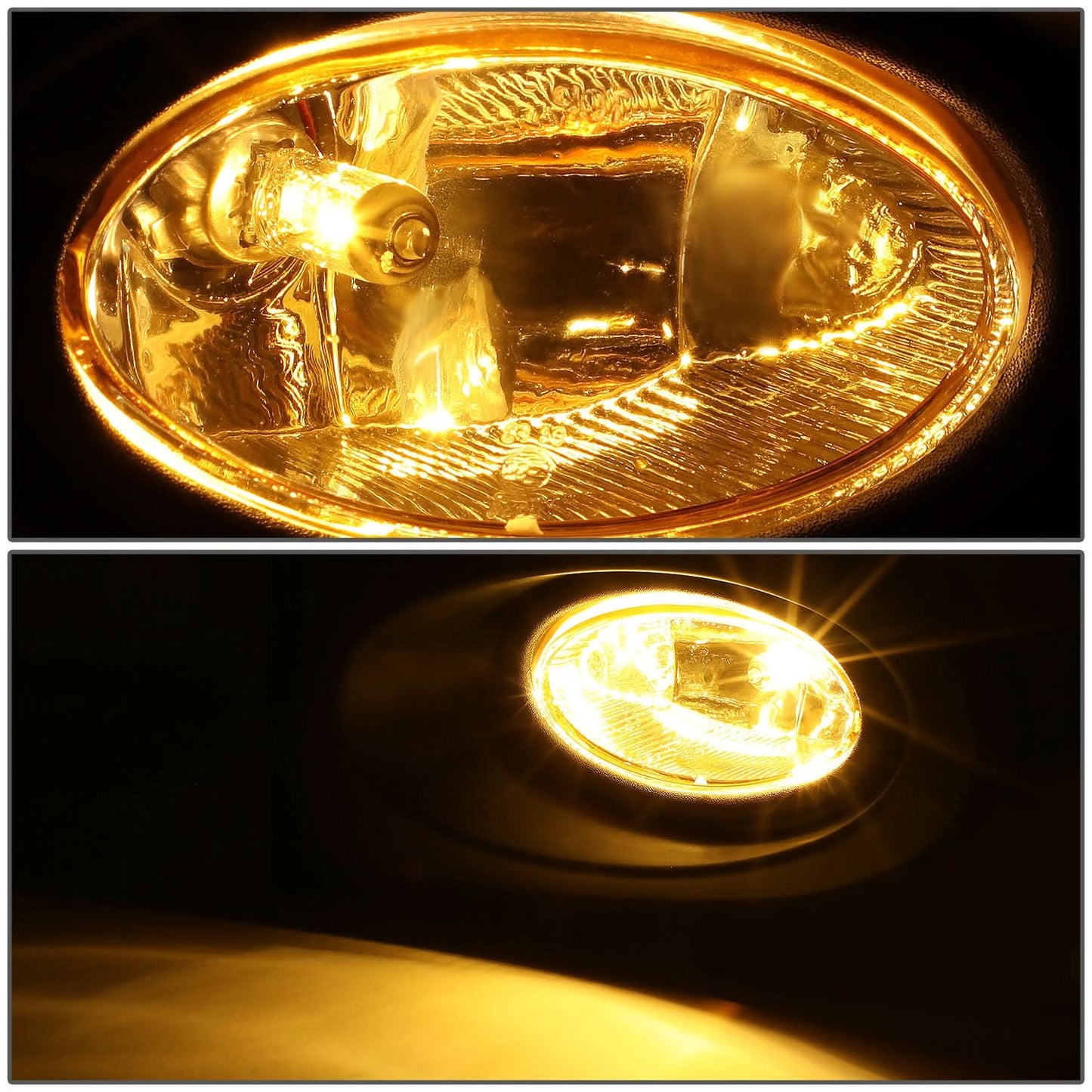 02-04 Acura RSX Fog Lights w/ Switch & H11 Bulb - Amber