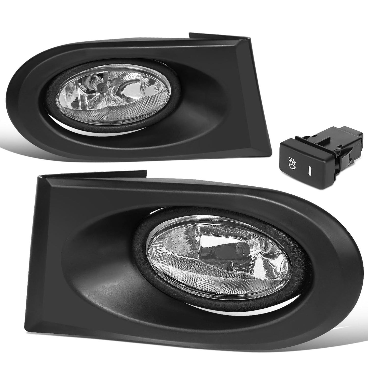 2002-2004 Acura RSX Fog Lights with Switch and H11 Bulb - Clear