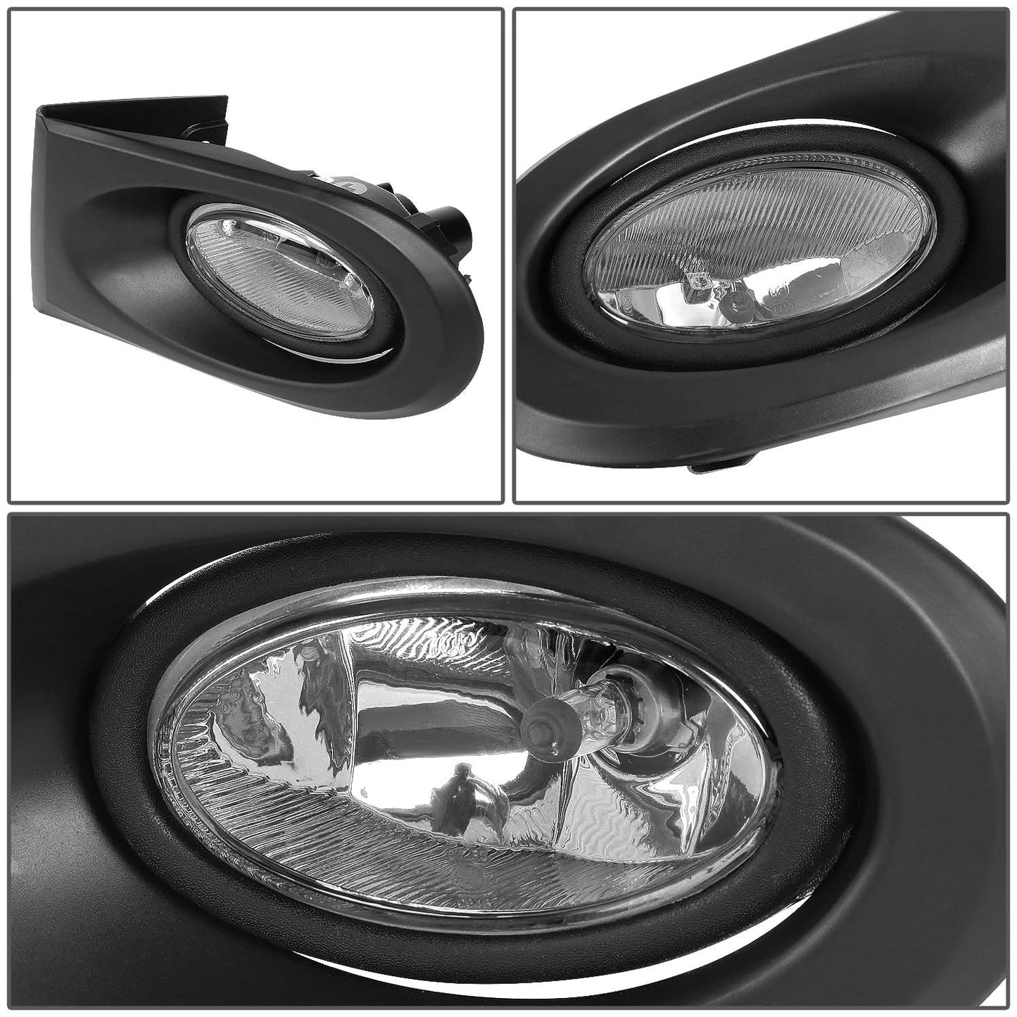2002-2004 Acura RSX Fog Lights with Switch and H11 Bulb - Clear