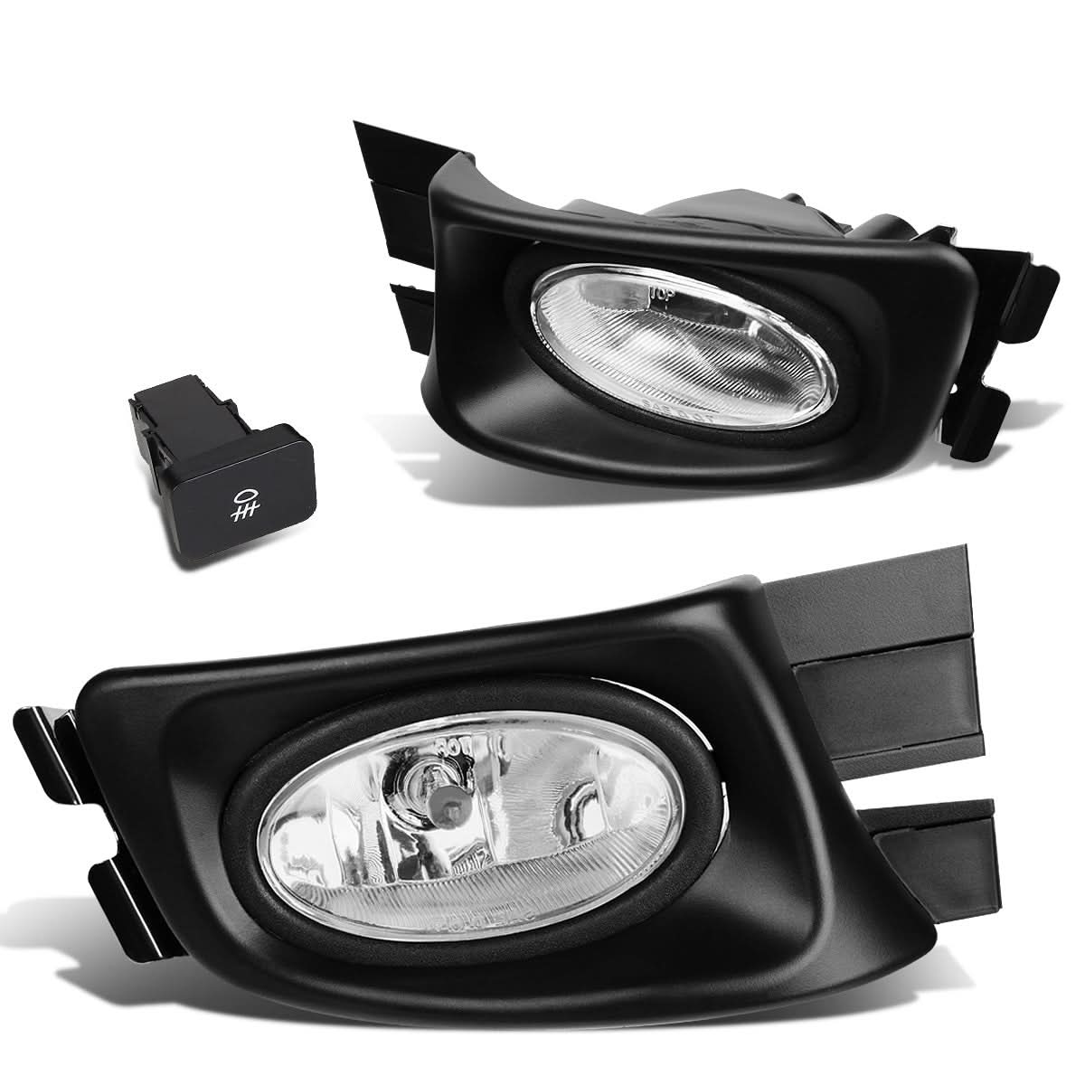 2003-2005 Honda Accord 4-Door Fog Lights with Switch - Clear H11