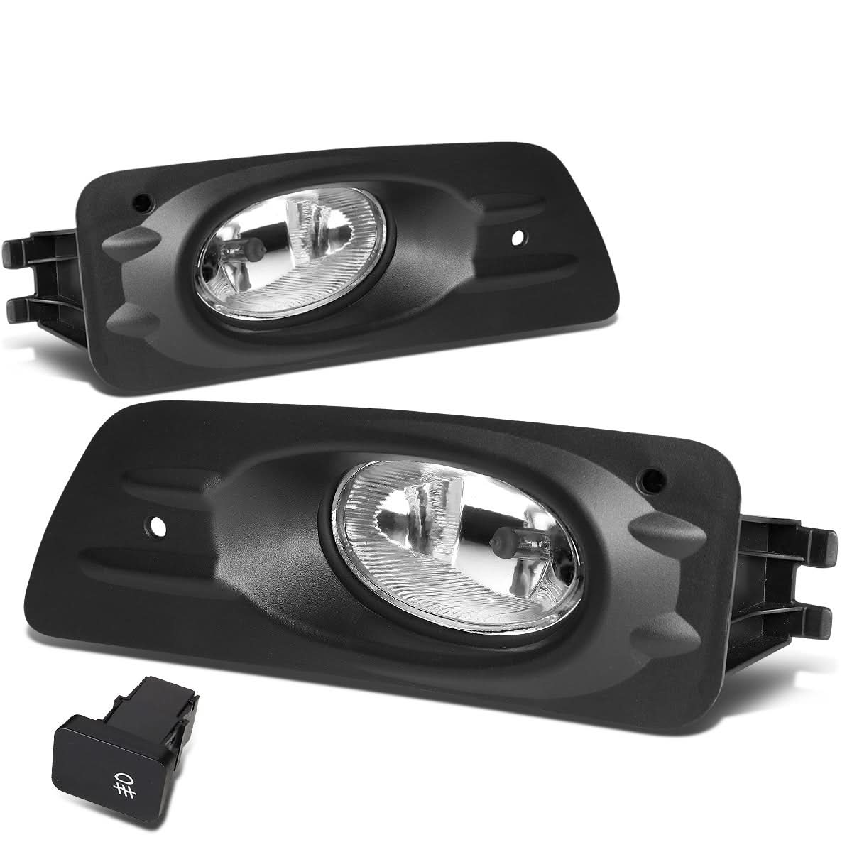 2006-2007 Honda Accord 4-Door Fog Lights w/ Switch H11 Clear