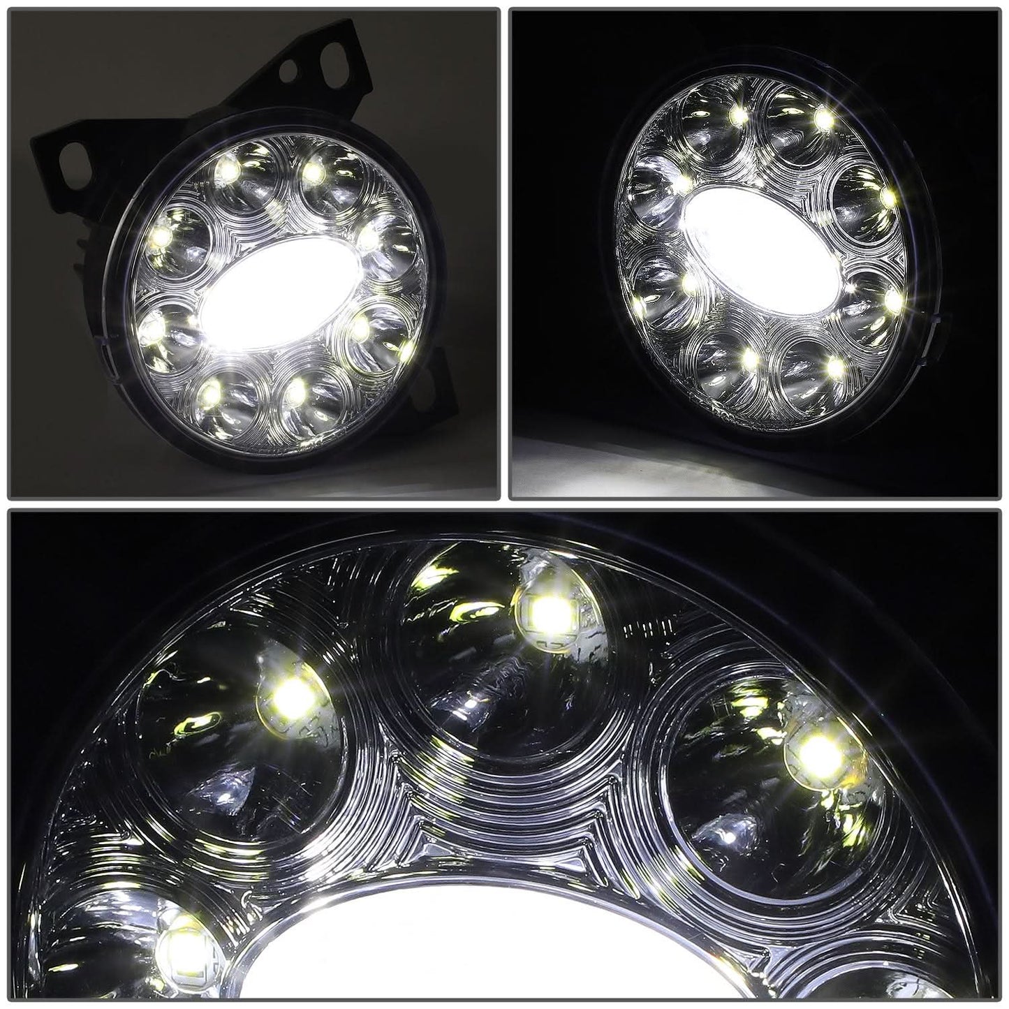 08-20 Kenworth T660 / Peterbilt 579 587 Projector Full LED Fog Lights