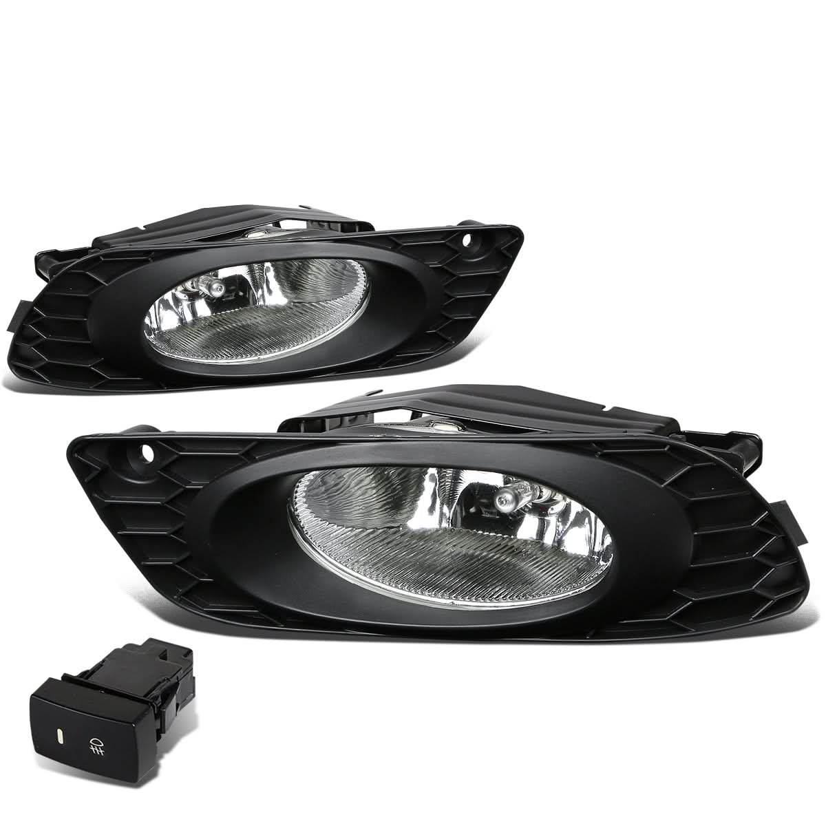 2012 Honda Civic 4-Door Fog Lights w/ Switch H11 Bulb Clear