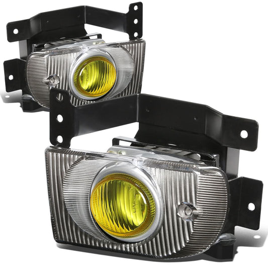 92-95 Honda Civic 4-Door Fog Lights w/ Switch - H3 Bulb Amber