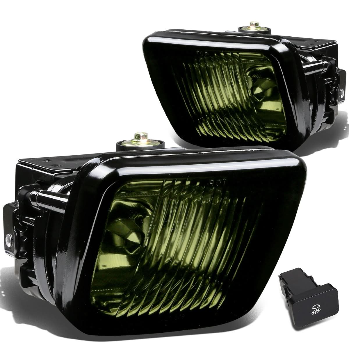 96-98 Honda Civic Fog Lights w/ Switch H3 Bulb Smoke