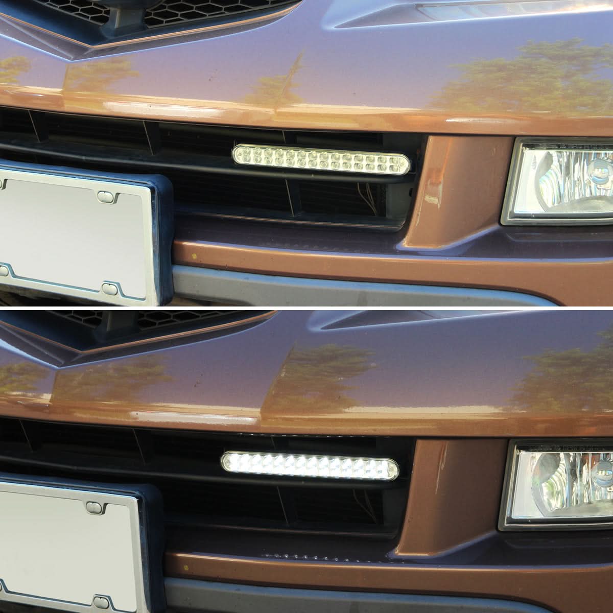 Universal Type-2 Style 8 LED DRL Clear Fog Lights