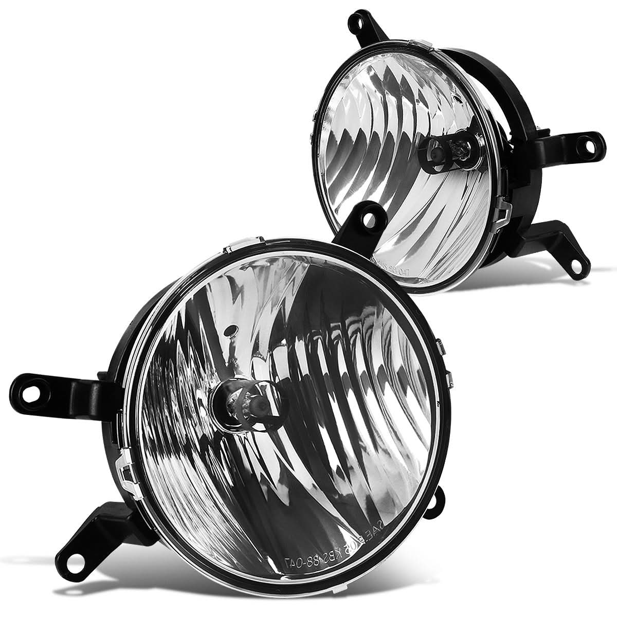 2005-2009 Ford Mustang GT Clear Fog Lights with H10 Bulb