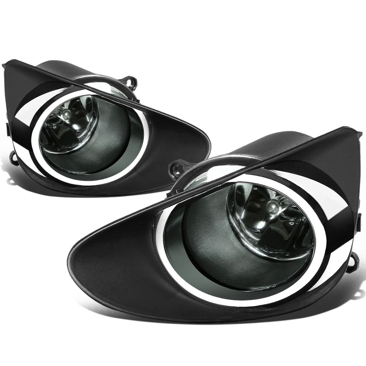 2012-2014 Toyota Yaris Sedan Fog Lights w/ Switch H11 Bulb Smoke