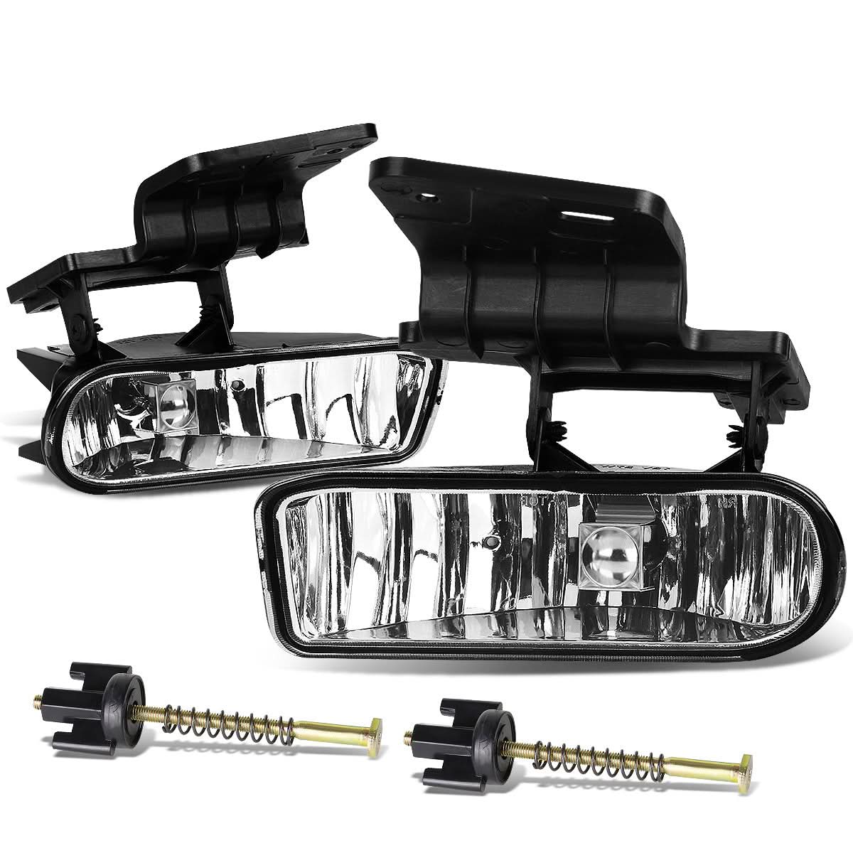 99-06 Chevrolet Silverado Suburban Tahoe Clear Fog Lights w/ Switch