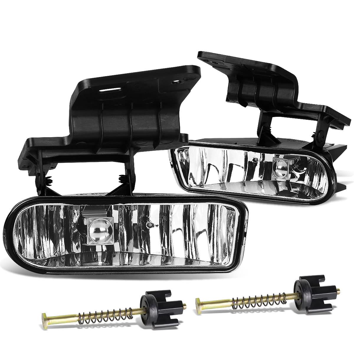 99-06 Chevrolet Silverado Suburban Tahoe Clear Fog Lights w/ Switch