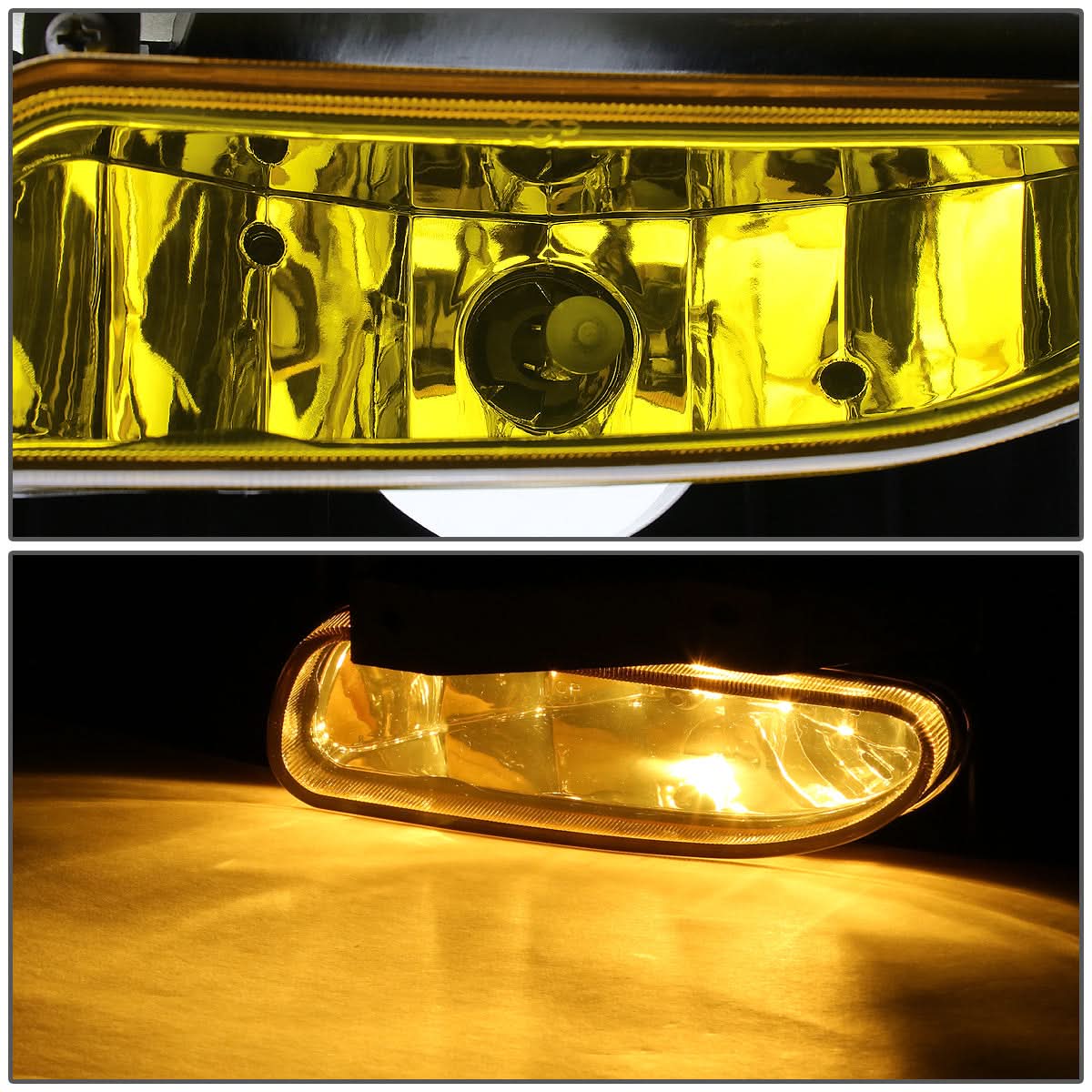 99-04 Ford Mustang GT Amber Fog Lights - 899 Bulb