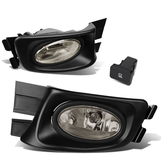 03-05 Honda Accord 4-Door Fog Lights w/ Switch H11 Bulb Smoke