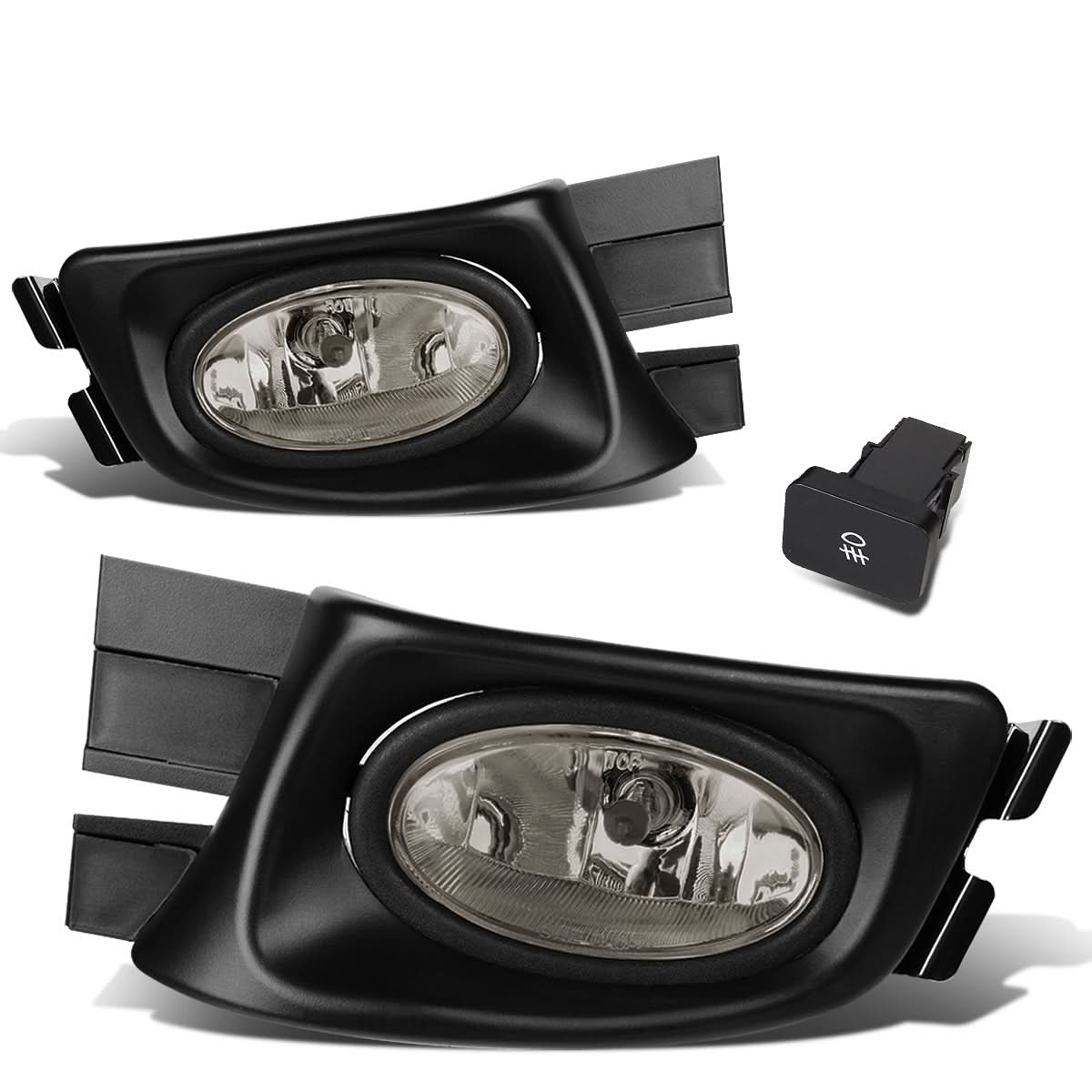 03-05 Honda Accord 4-Door Fog Lights w/ Switch H11 Bulb Smoke
