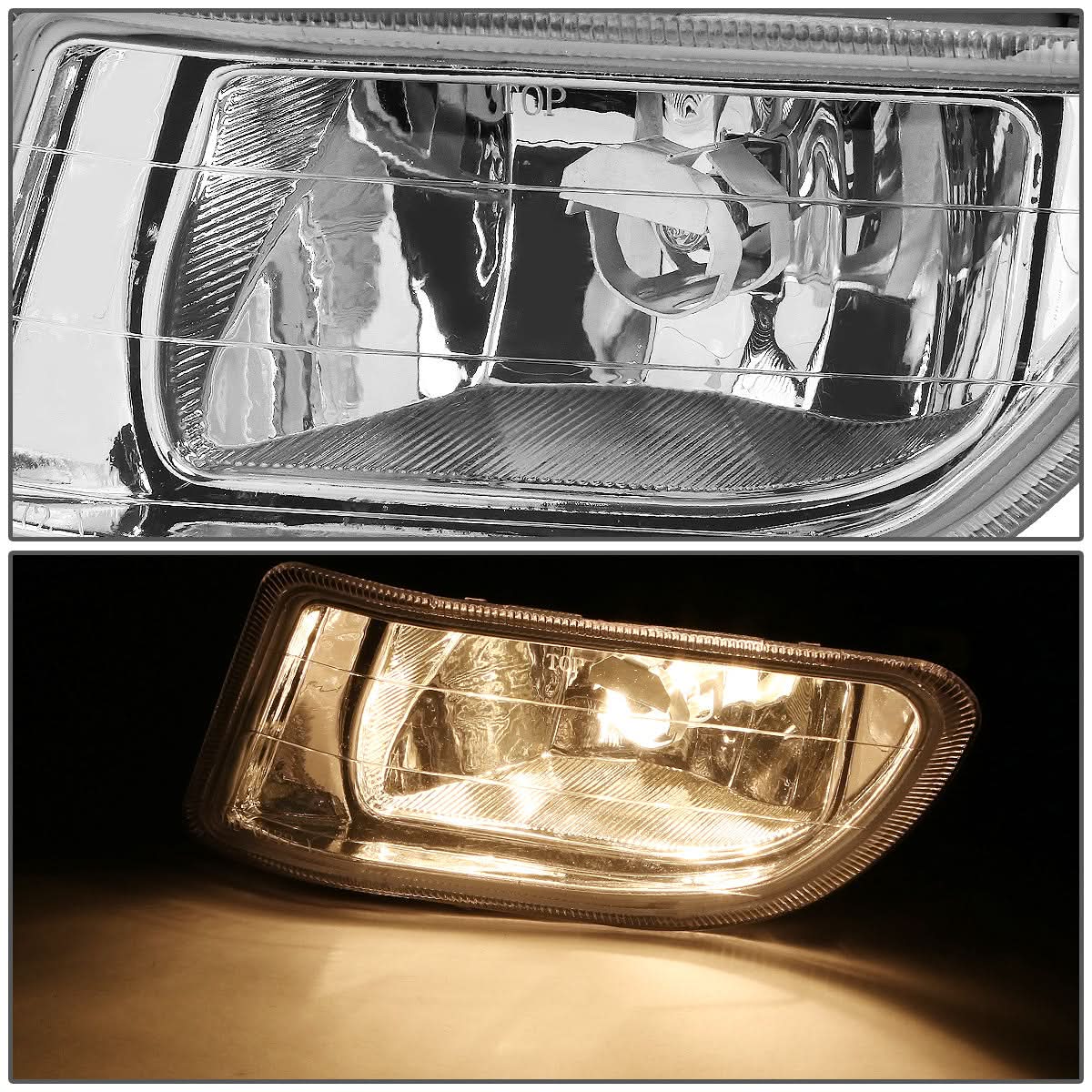 99-04 Honda Odyssey Fog Lights w/ Switch H11 Bulb Clear