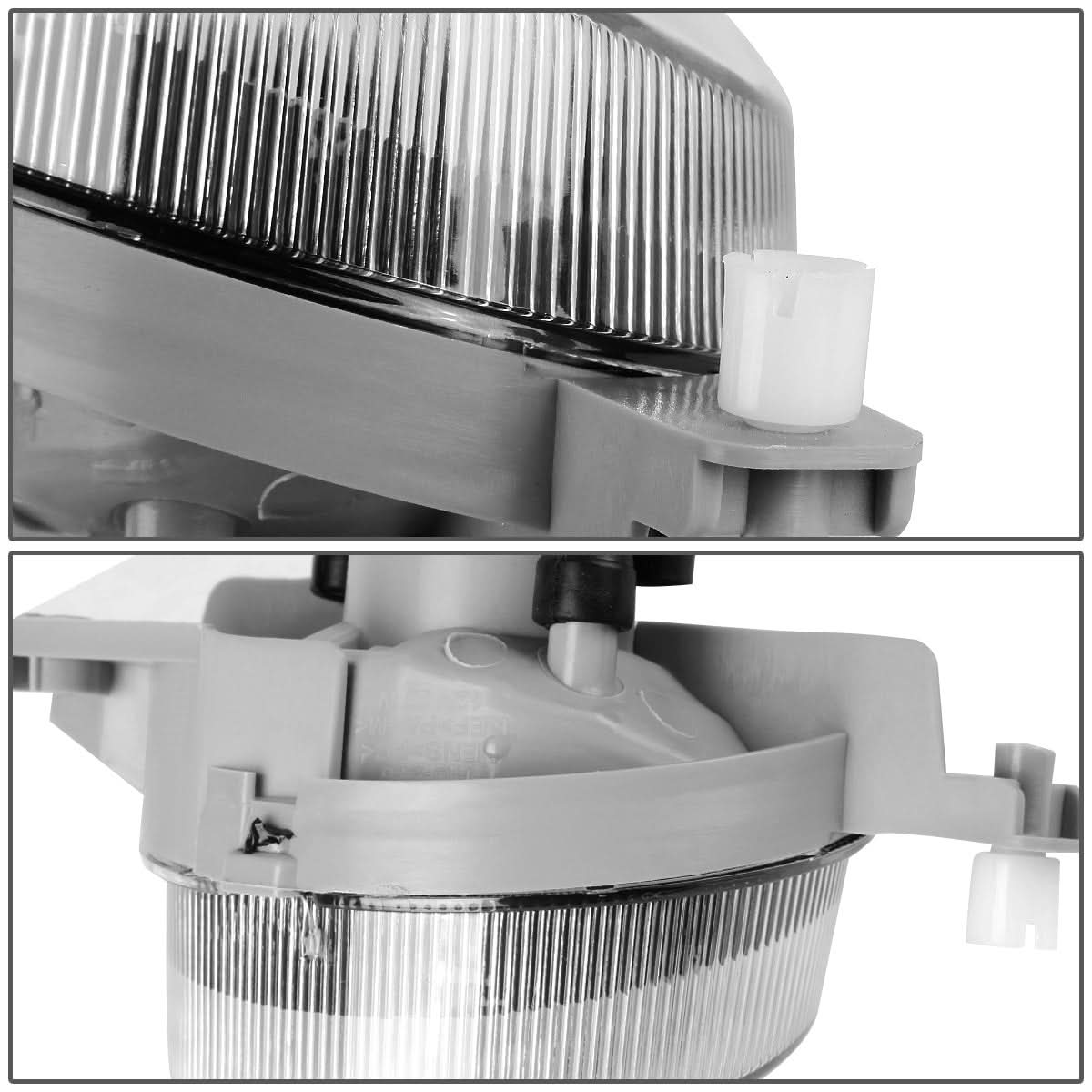 93-95 Honda Del Sol Clear Fog Lights with 3497 Bulb