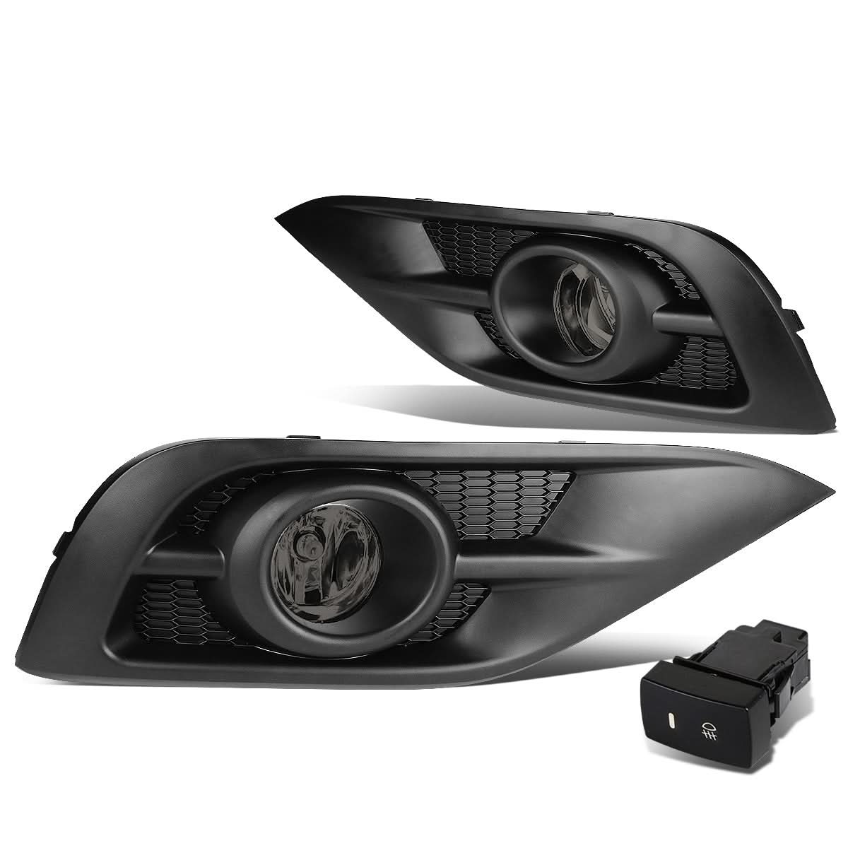 2012-2014 Honda CRV Fog Lights - Black Trim with Switch