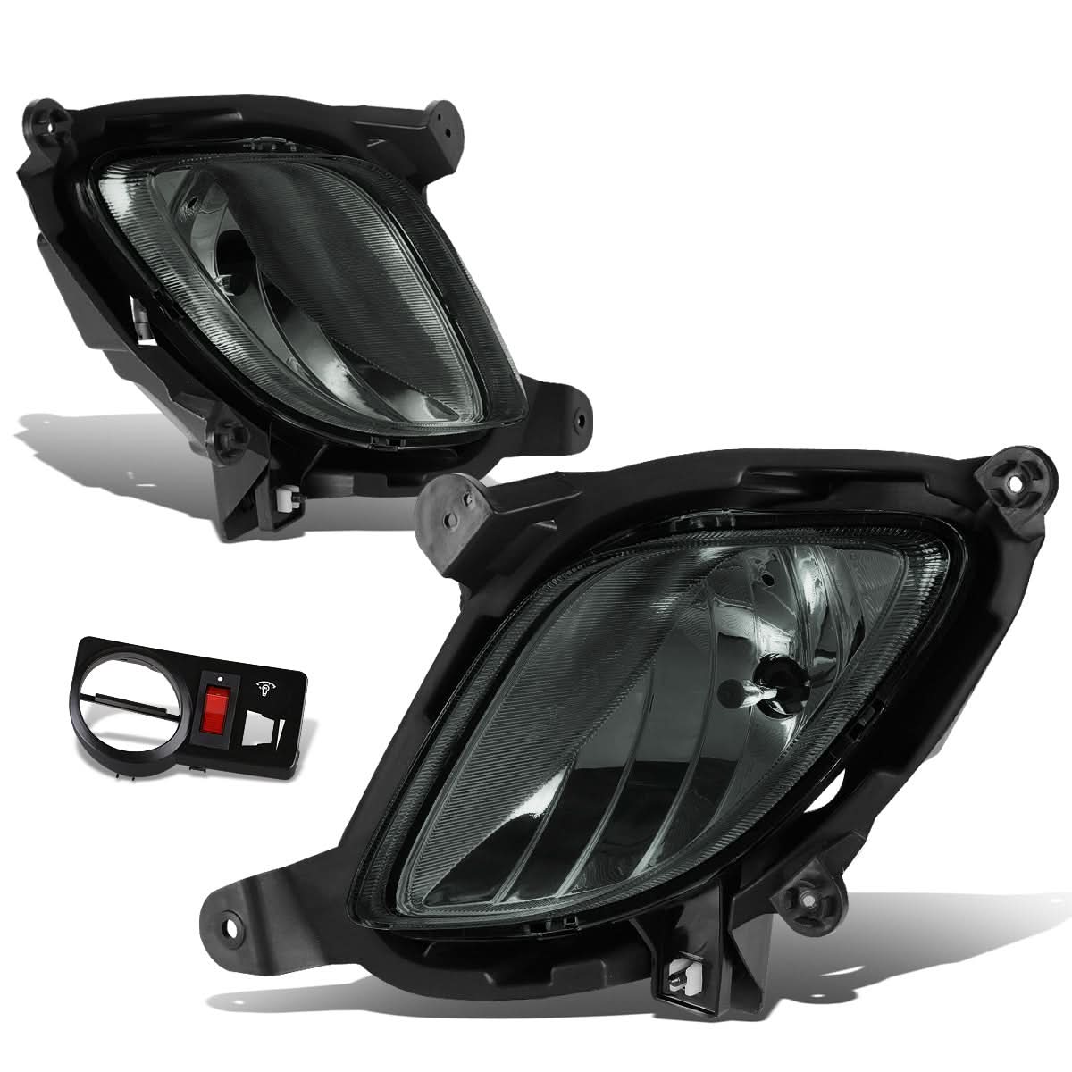 2010-2012 Hyundai Genesis Coupe Fog Lights w/Switch - Smoke
