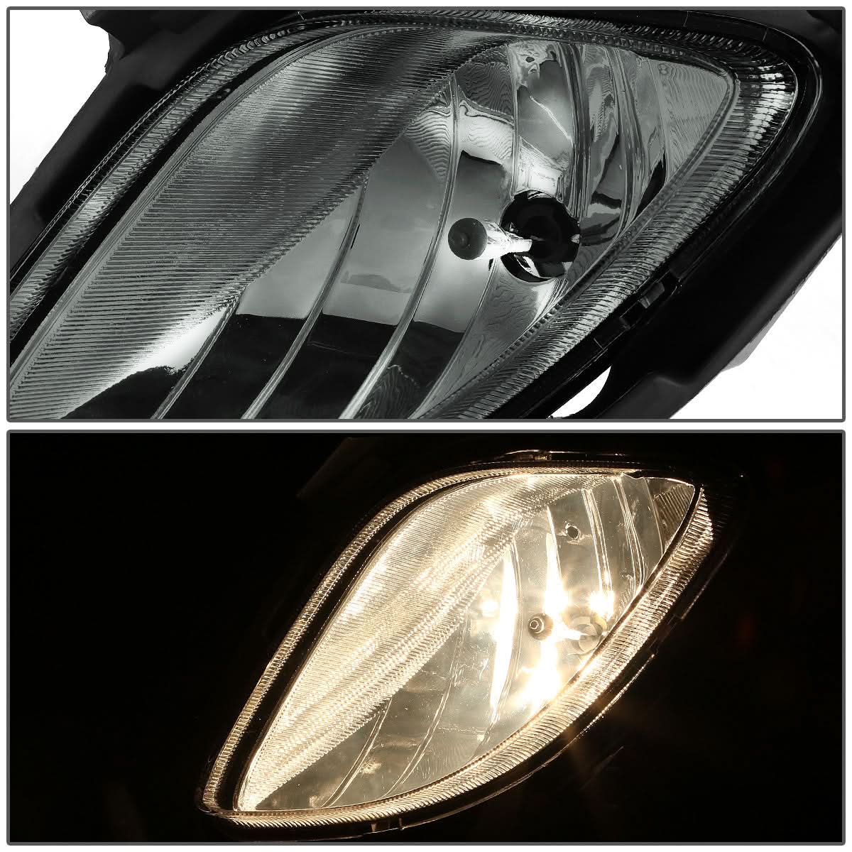 2010-2012 Hyundai Genesis Coupe Fog Lights w/Switch - Smoke