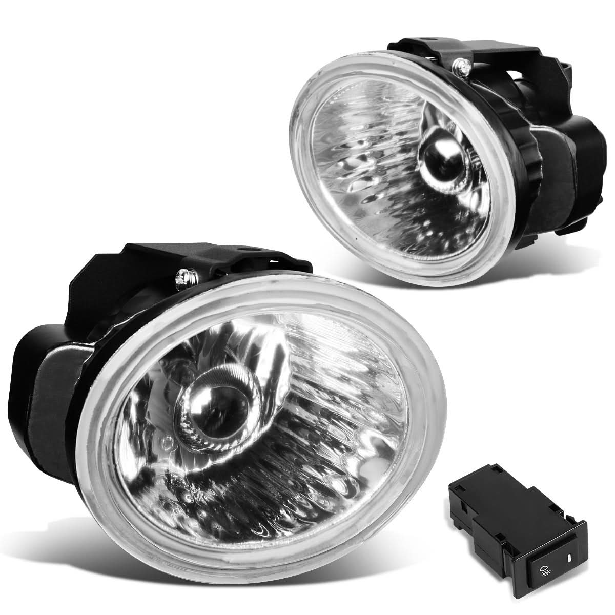 02-07 Nissan Altima Murano Infiniti FX Clear Fog Lights w/ Switch