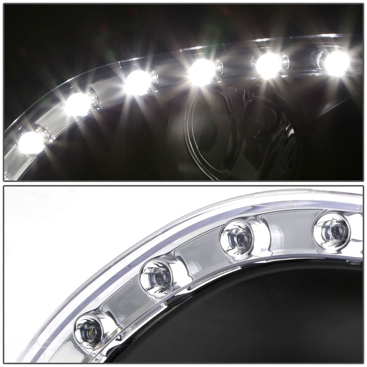 2010-2011 Toyota Camry LED DRL Fog Lights with Switch Clear