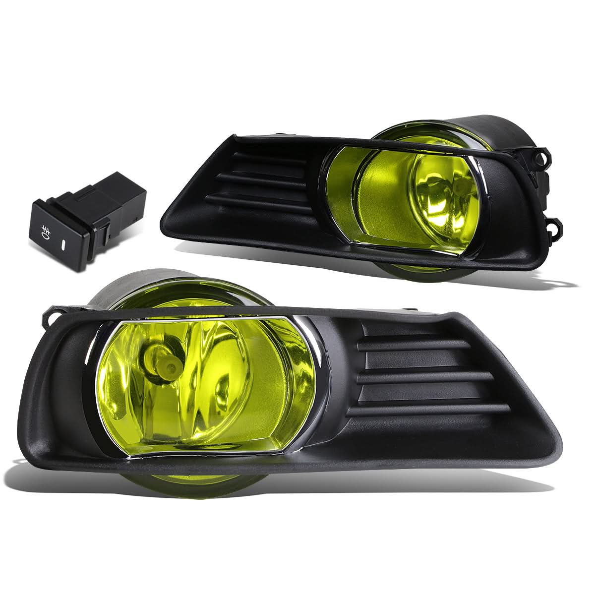 07-09 Toyota Camry Fog Lights w/ Switch H11 Bulb Amber