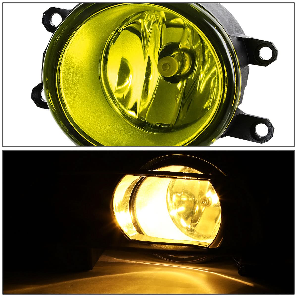 07-09 Toyota Camry Fog Lights w/ Switch H11 Bulb Amber