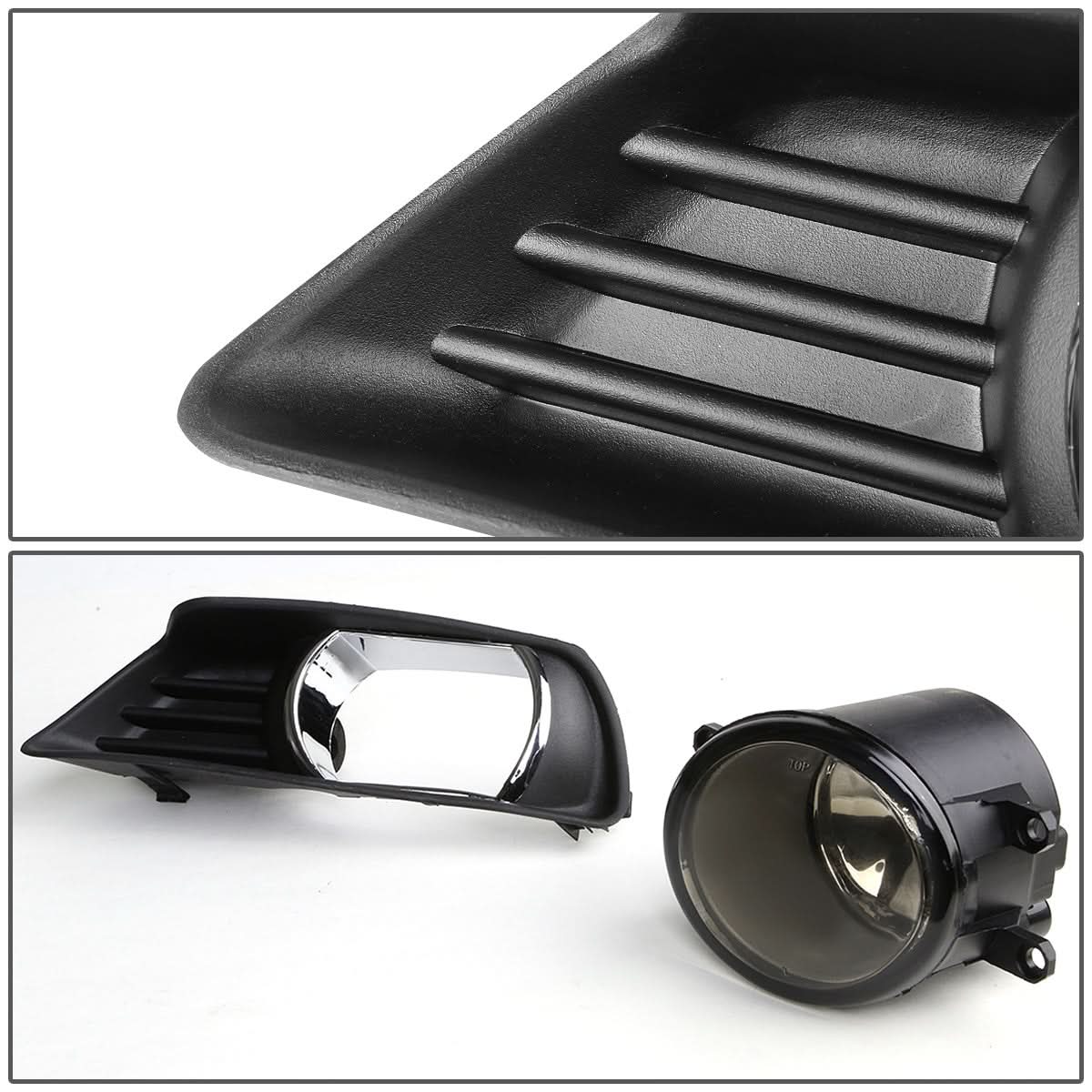 07-09 Toyota Camry Fog Lights w/ Switch H11 Bulb Smoke