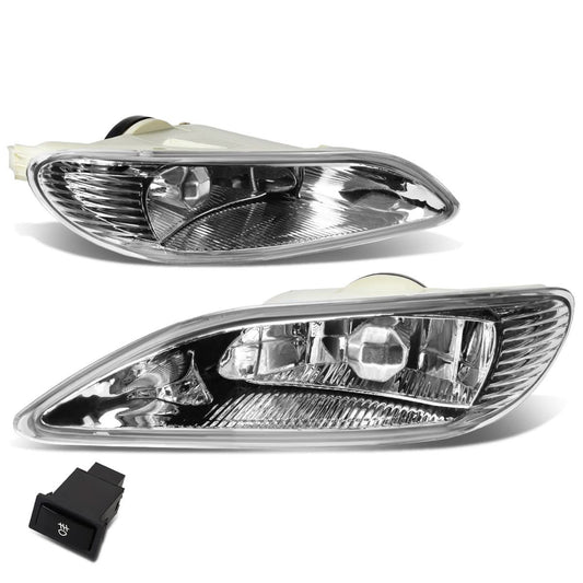 02-08 Toyota Camry Solara Corolla Fog Lights w/ Switch Clear