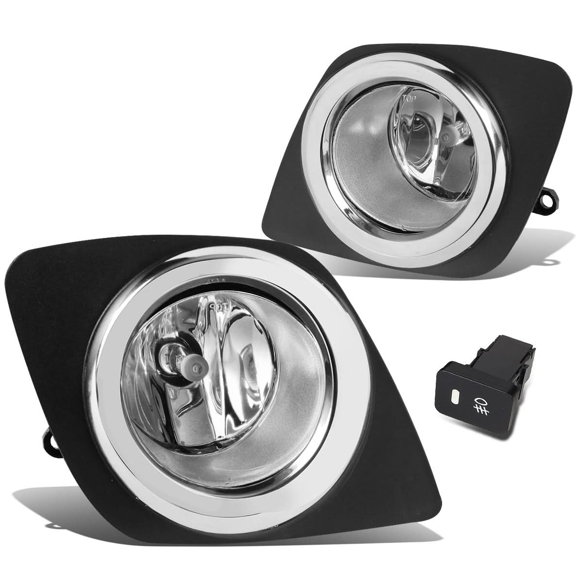 2009-2012 Toyota RAV4 Fog Lights w/ Switch & H11 Bulb - Clear
