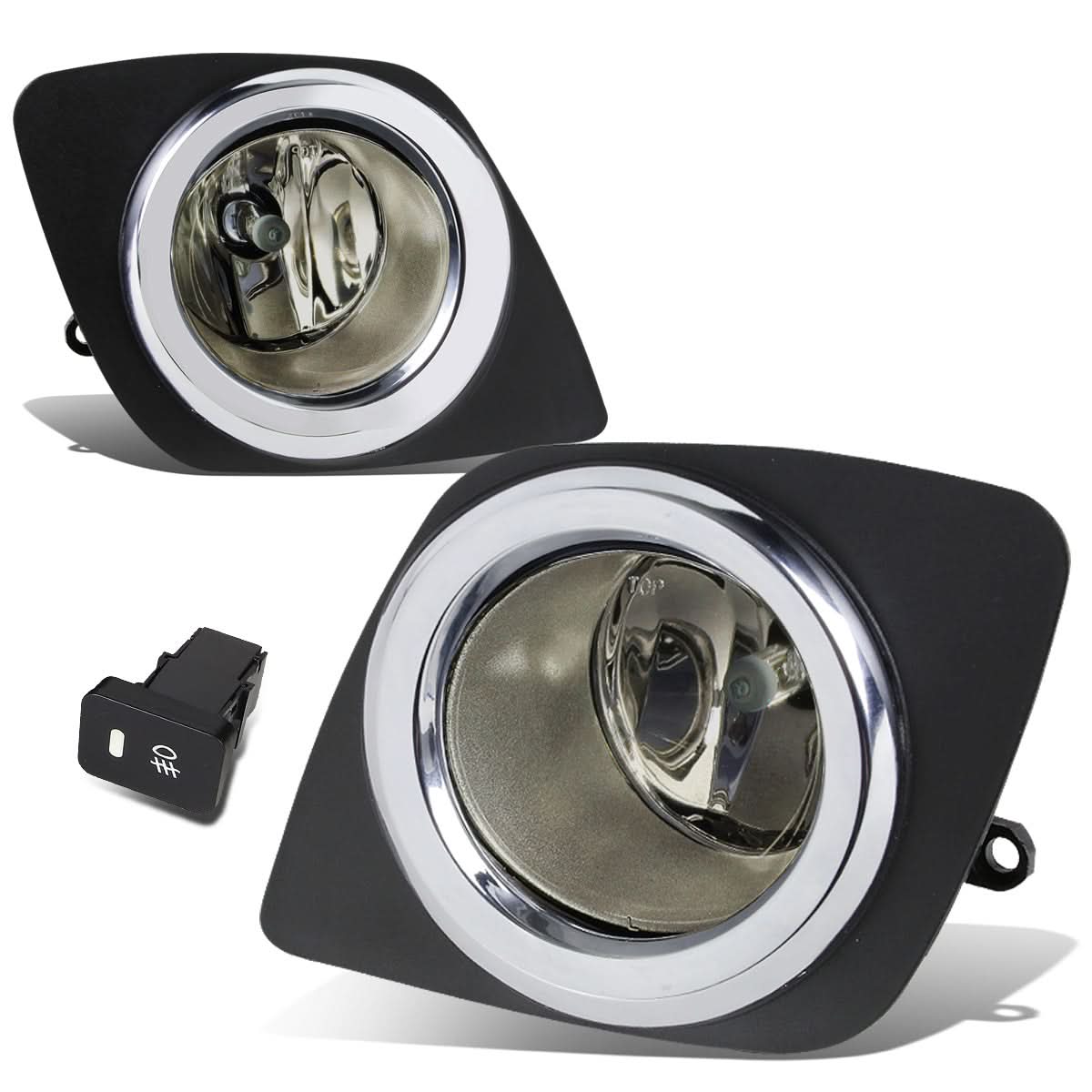 2009-2012 Toyota RAV4 Fog Lights w/ Switch & H11 Bulb - Smoke