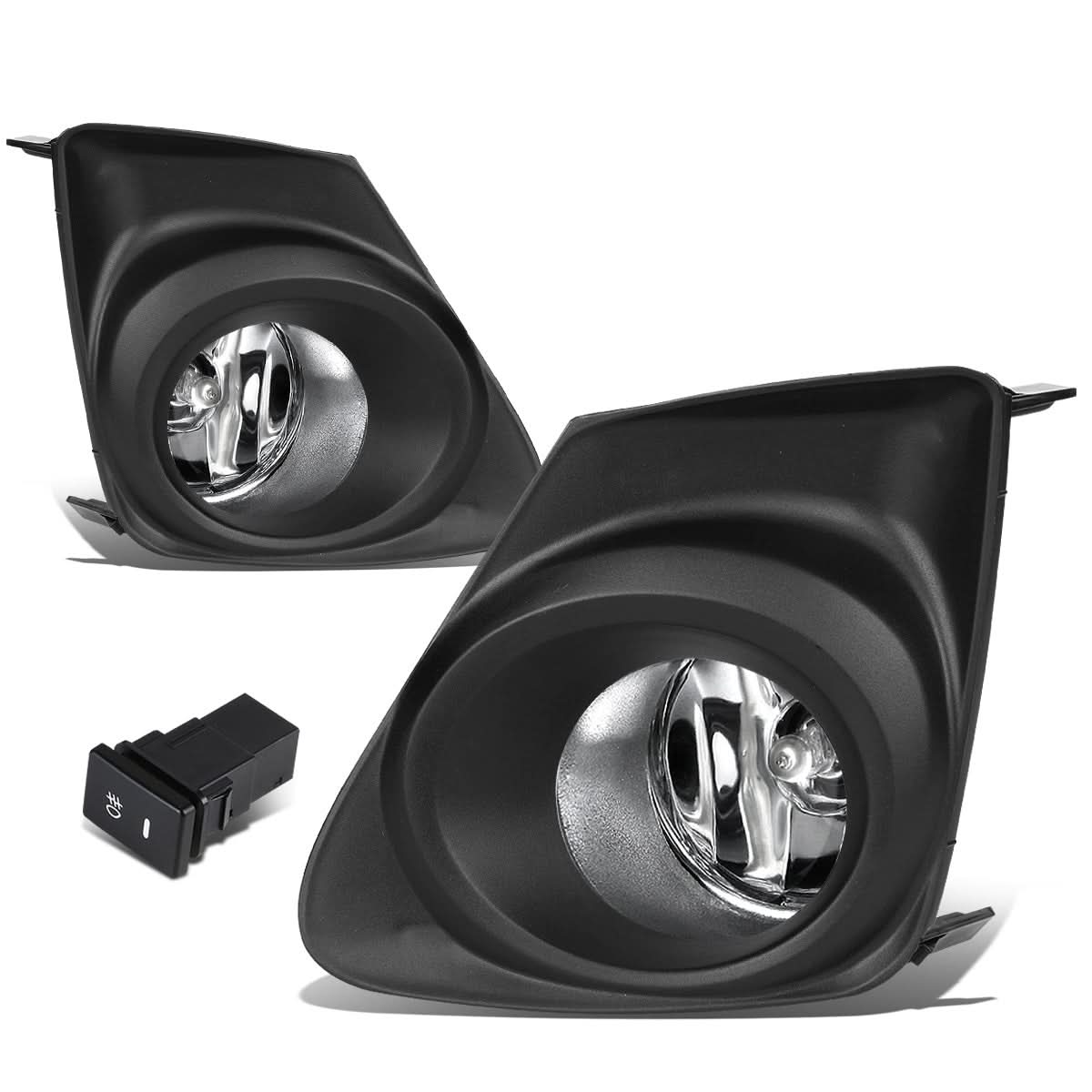 2011-2013 Toyota Corolla Fog Lights w/ Switch & H11 Bulb - Clear
