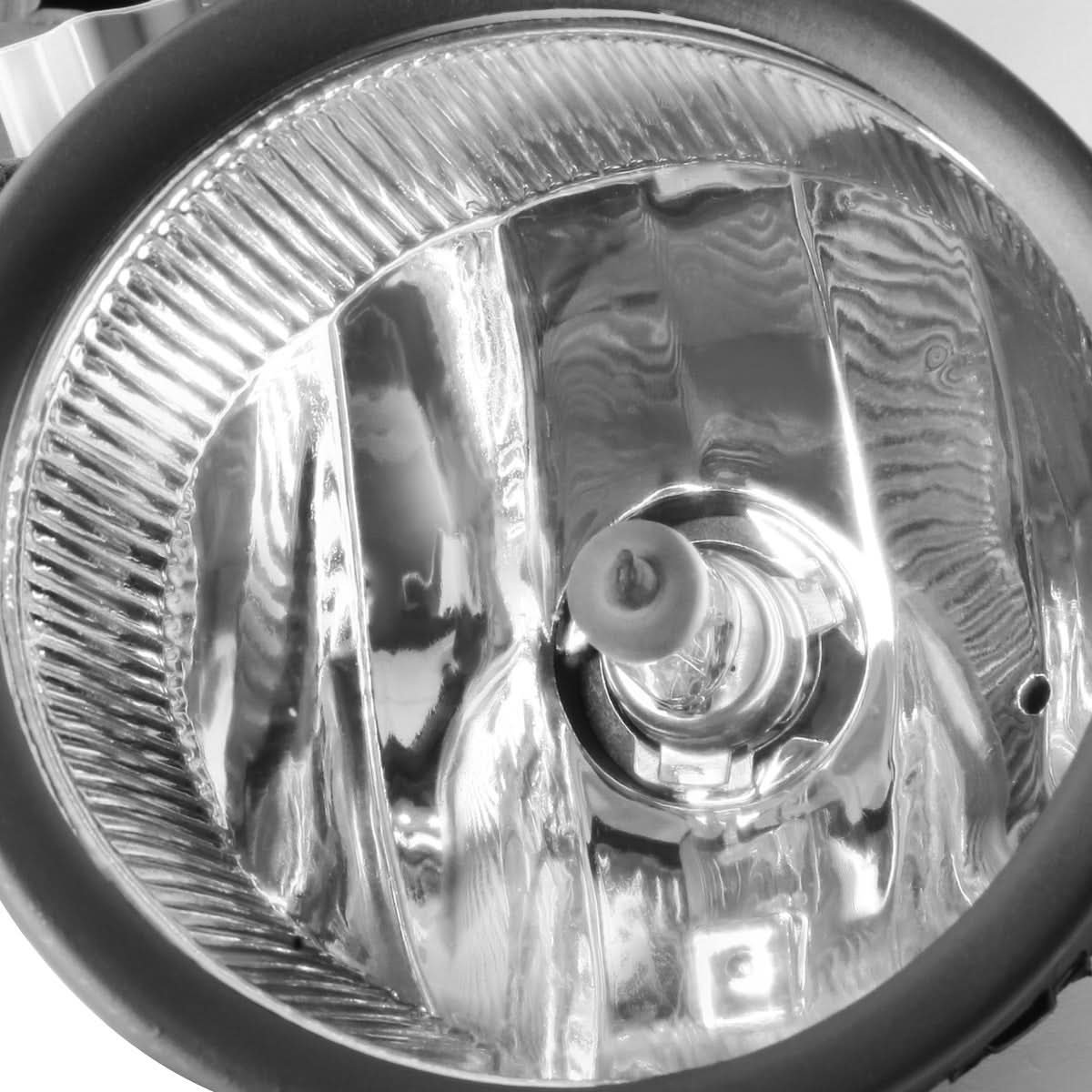 2007-2009 Honda CR-V Fog Lights w/ Switch & Chrome Bezel Clear