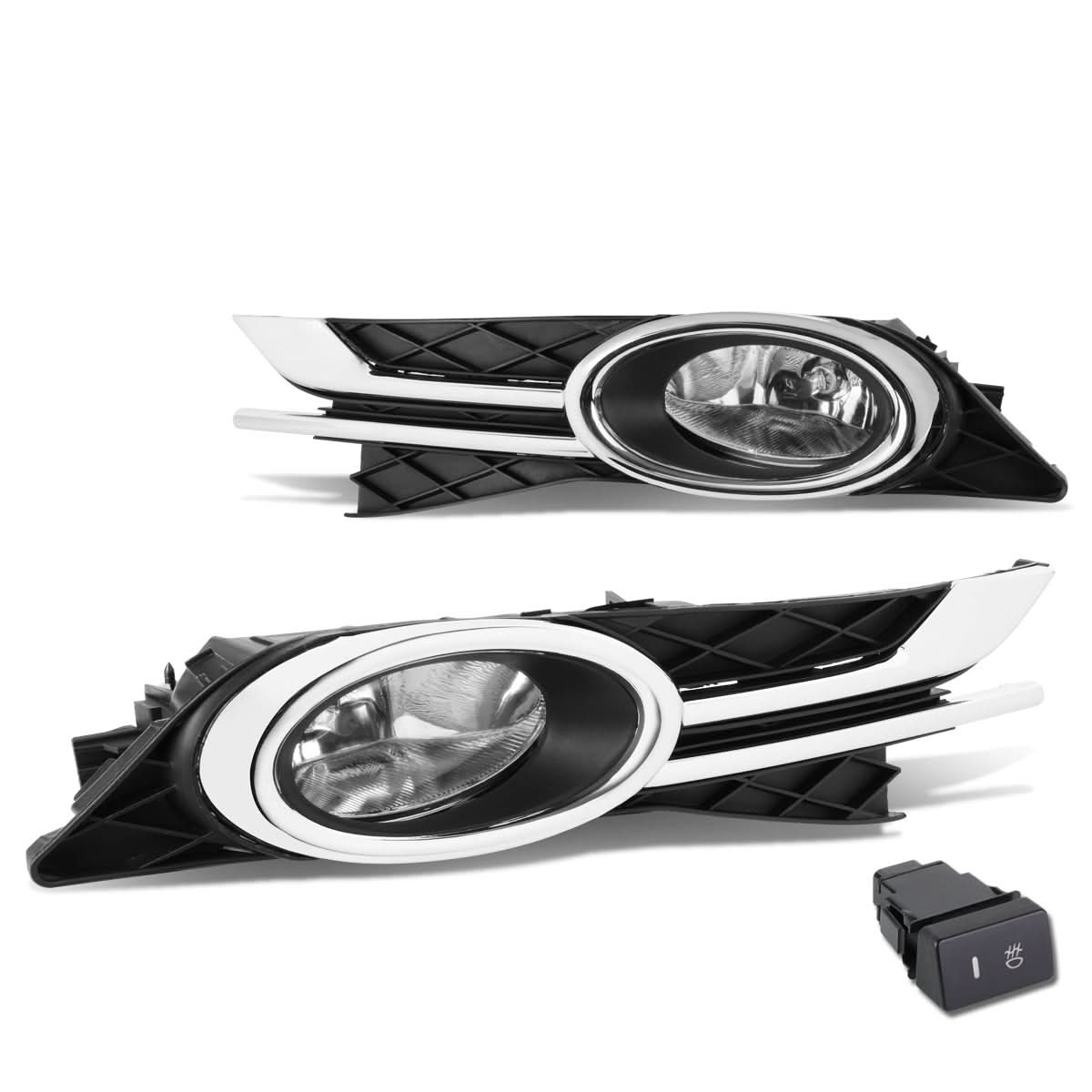 2014-2016 Honda Odyssey Fog Lights with Switch & Bezel Chrome