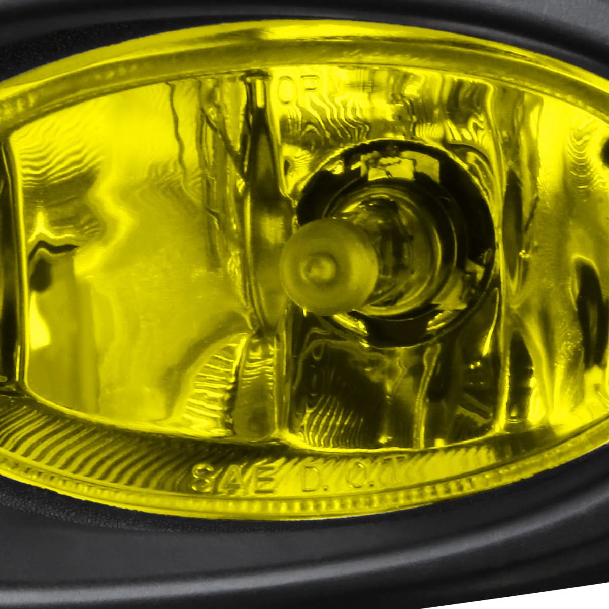 06-07 Honda Accord Coupe Fog Lights with Switch & Bezel H11 Amber
