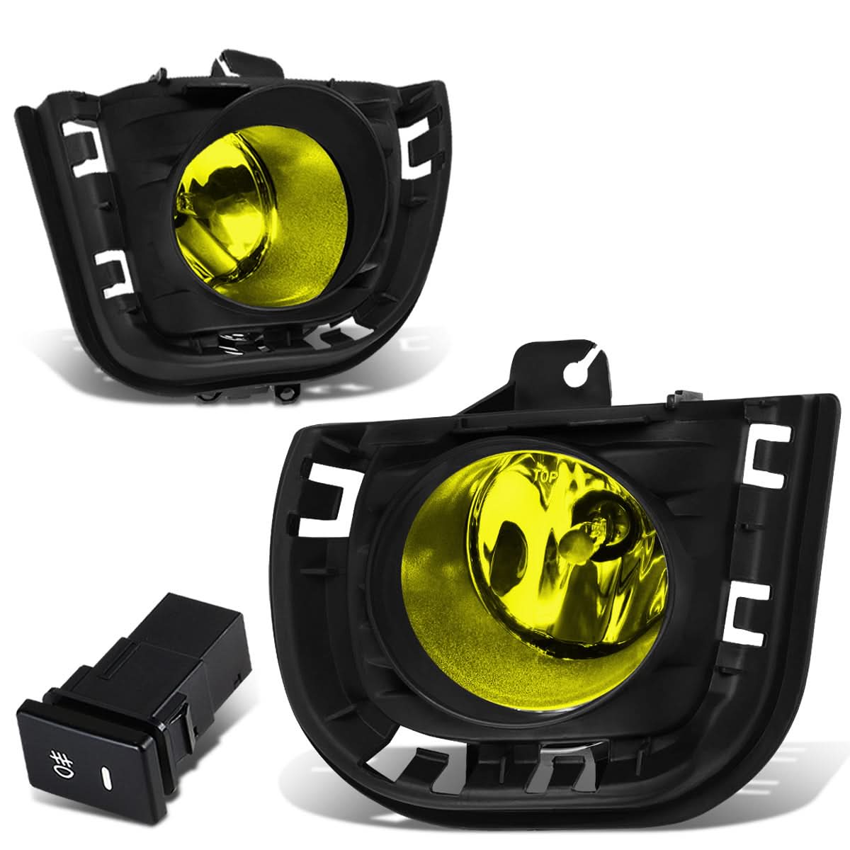 14-16 Scion TC Fog Lights with Switch & Bezel - H11 Bulb Amber