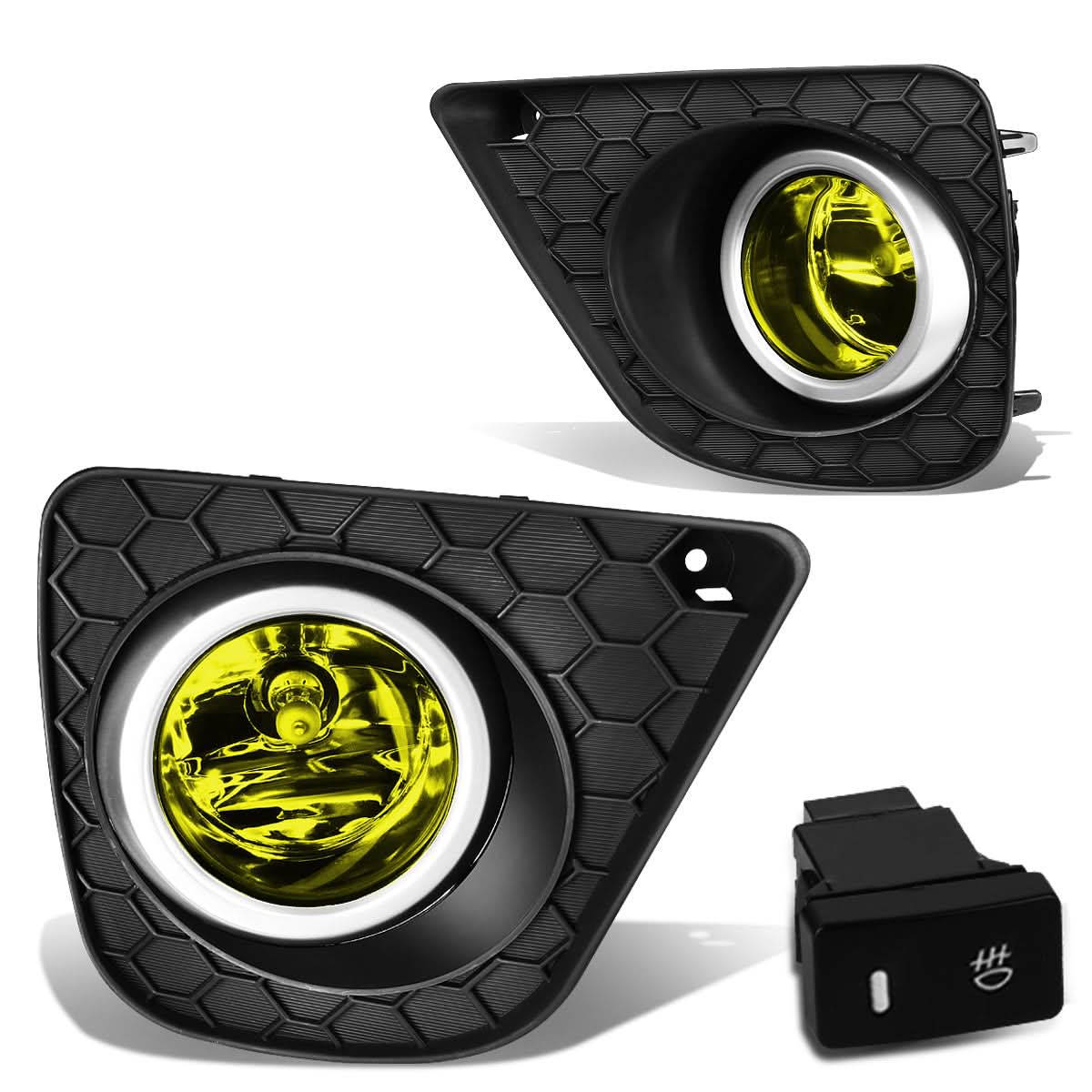 2013-2015 Honda Accord Coupe Fog Lights with Switch & Bezel H11