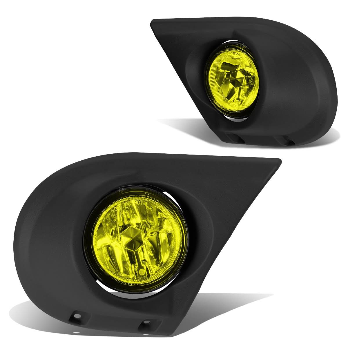 03-05 Honda Pilot Fog Lights with Bezel - H11 Bulb Amber