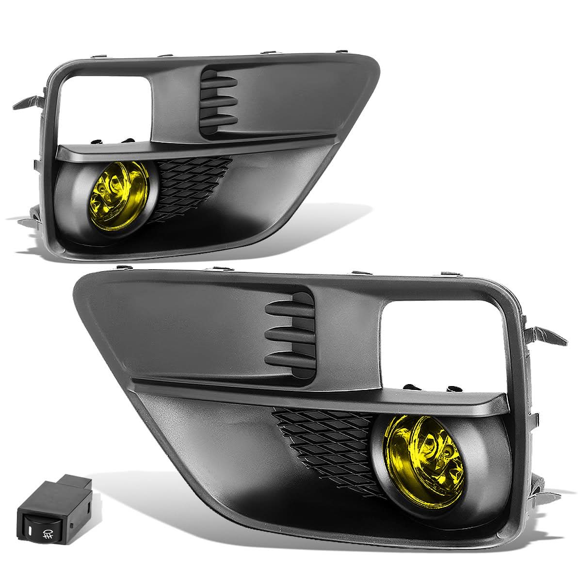 15-17 Subaru WRX STI Fog Lights with Switch & Bezel H11 Amber