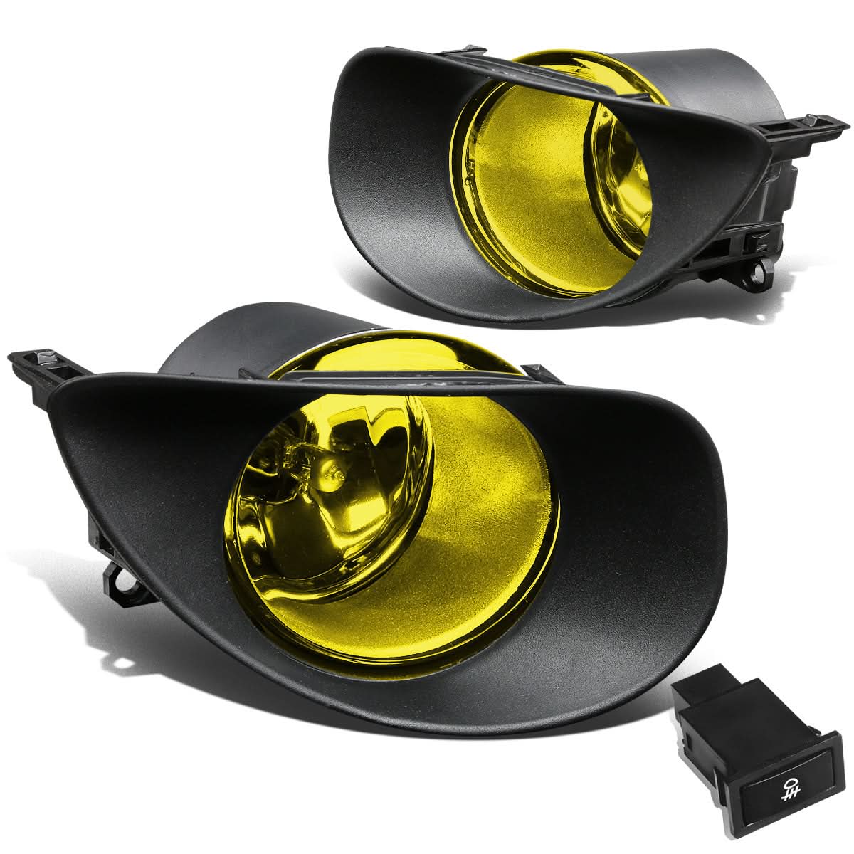 06-08 Toyota Yaris Hatchback Fog Lights with Switch & Bezel H11