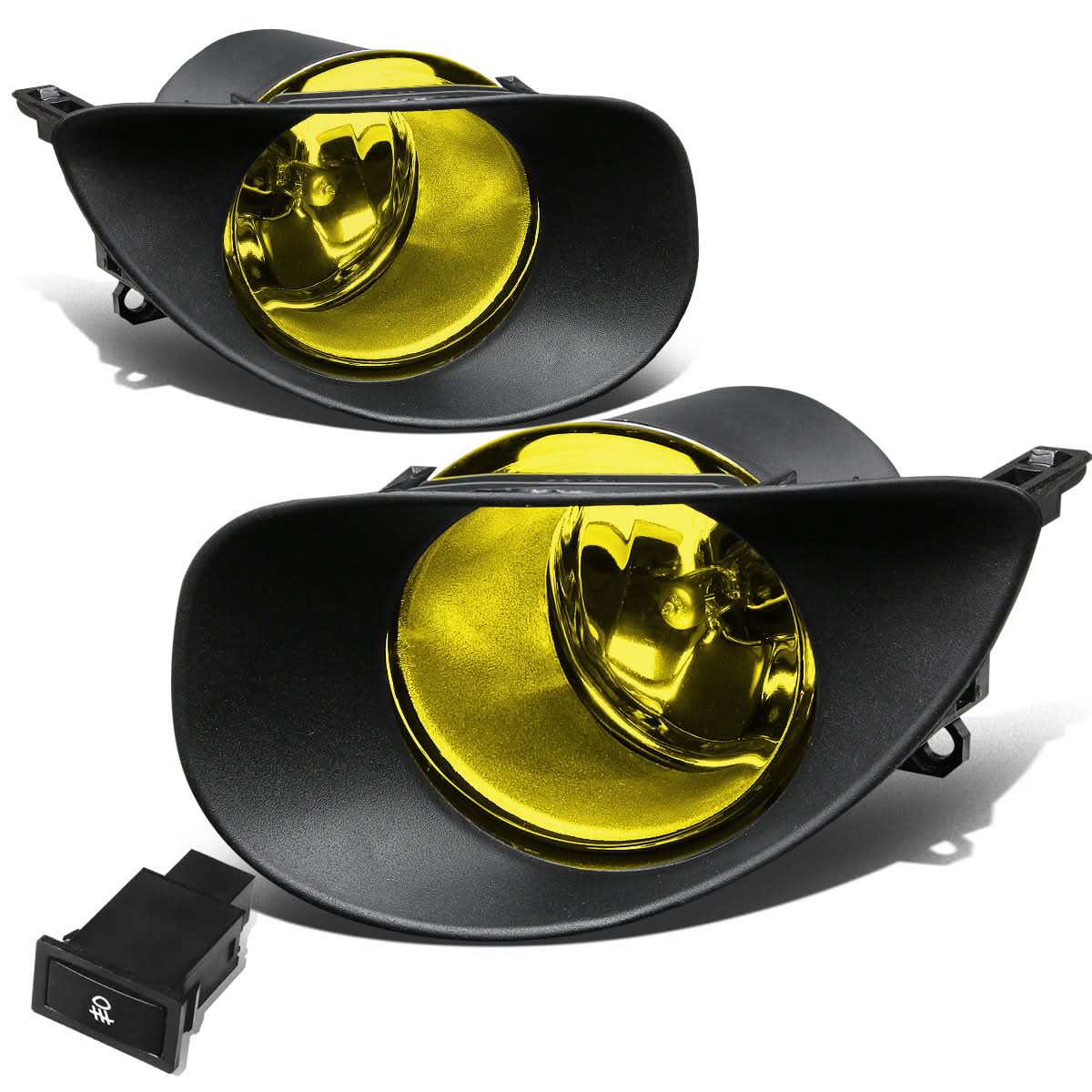 06-08 Toyota Yaris Hatchback Fog Lights with Switch & Bezel H11